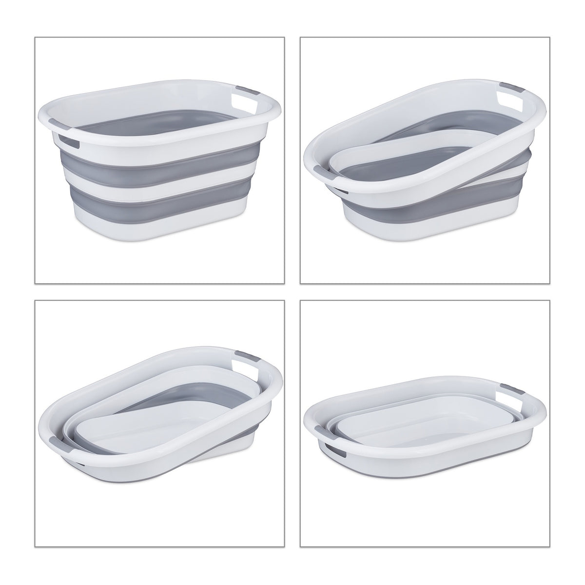 Collapsible laundry basket 35 litres