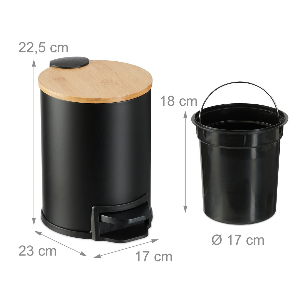 Collapsible laundry basket 36 liters