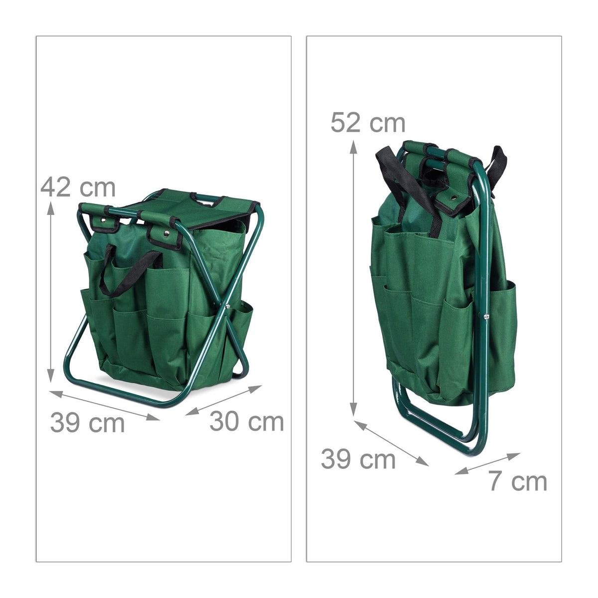 Collapsible pallet for garden tools