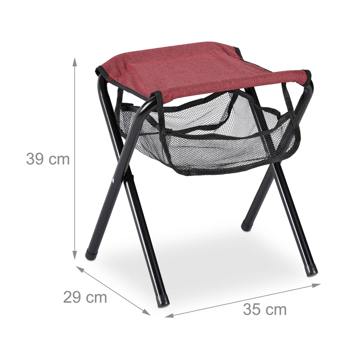Collapsible pallet up to 120 kg red