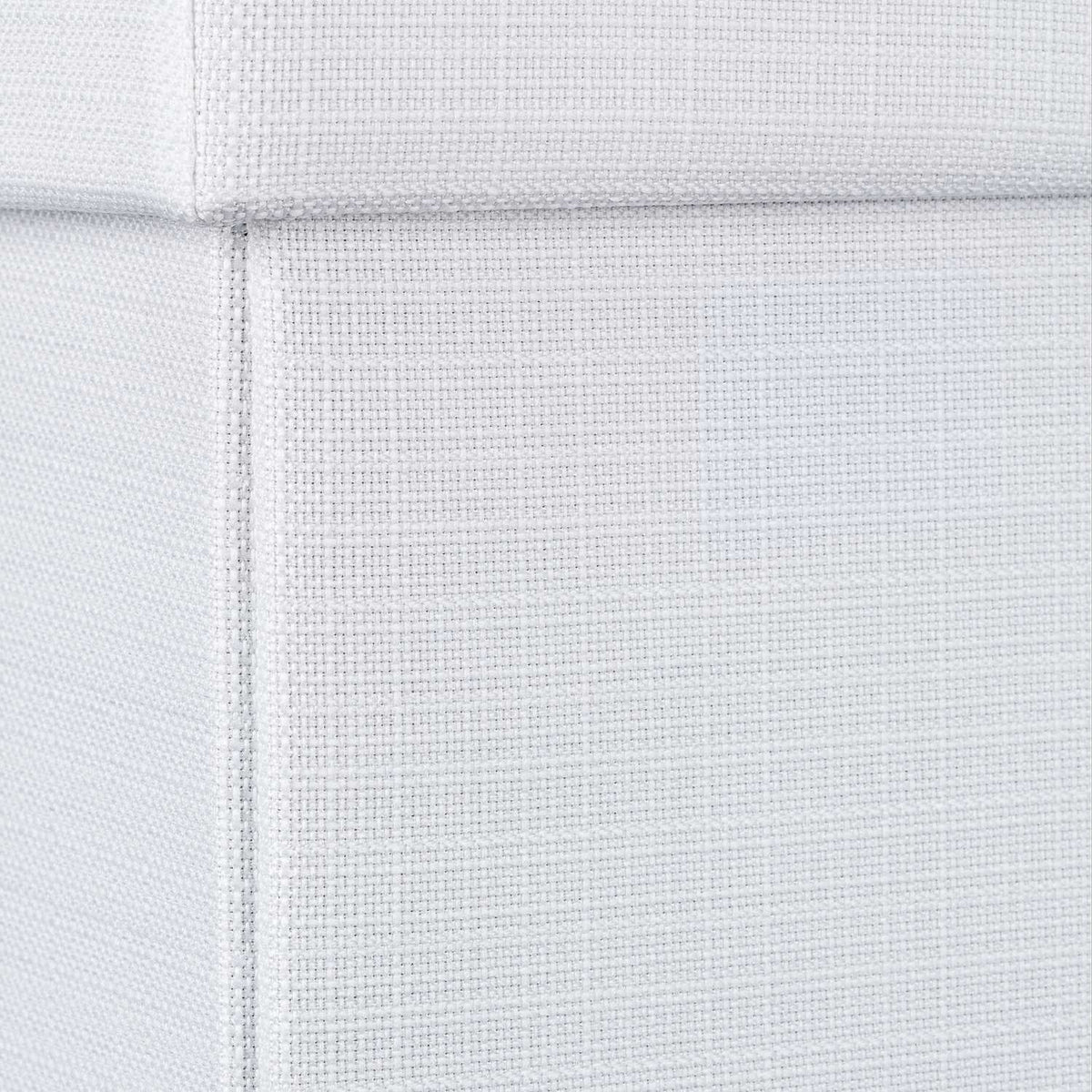 Collapsible stool with linen fabric storage