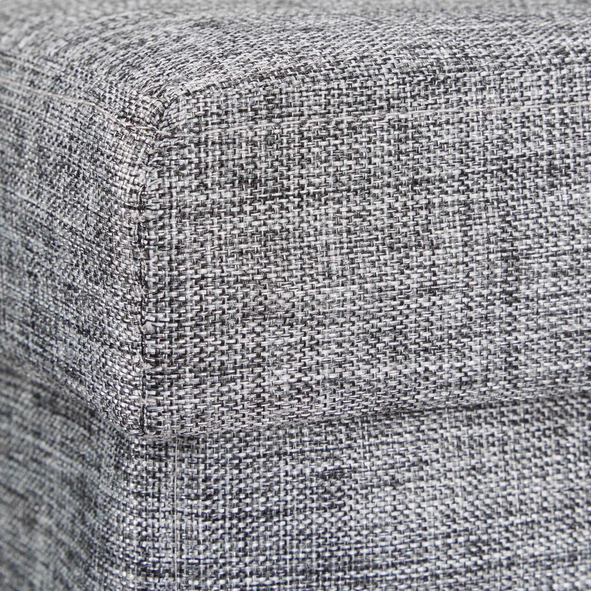 Collapsible stool with linen fabric storage