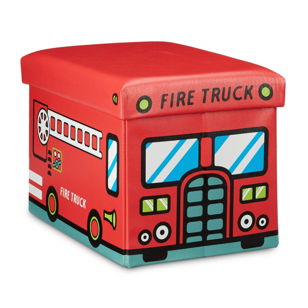 Collapsible toy box with storage space