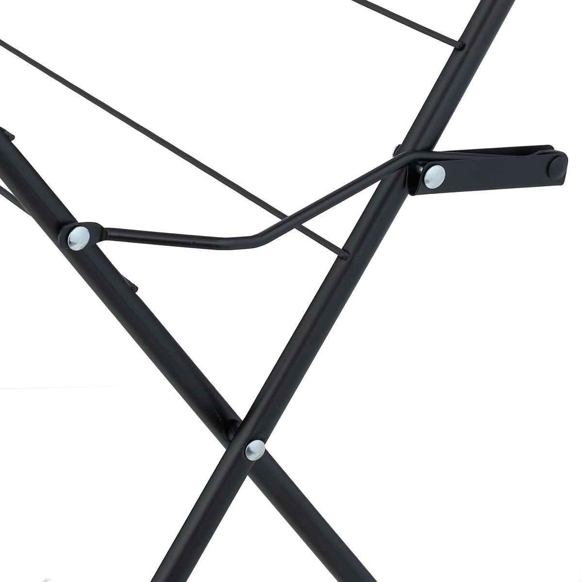 Collapsible washing rack with 50 clips