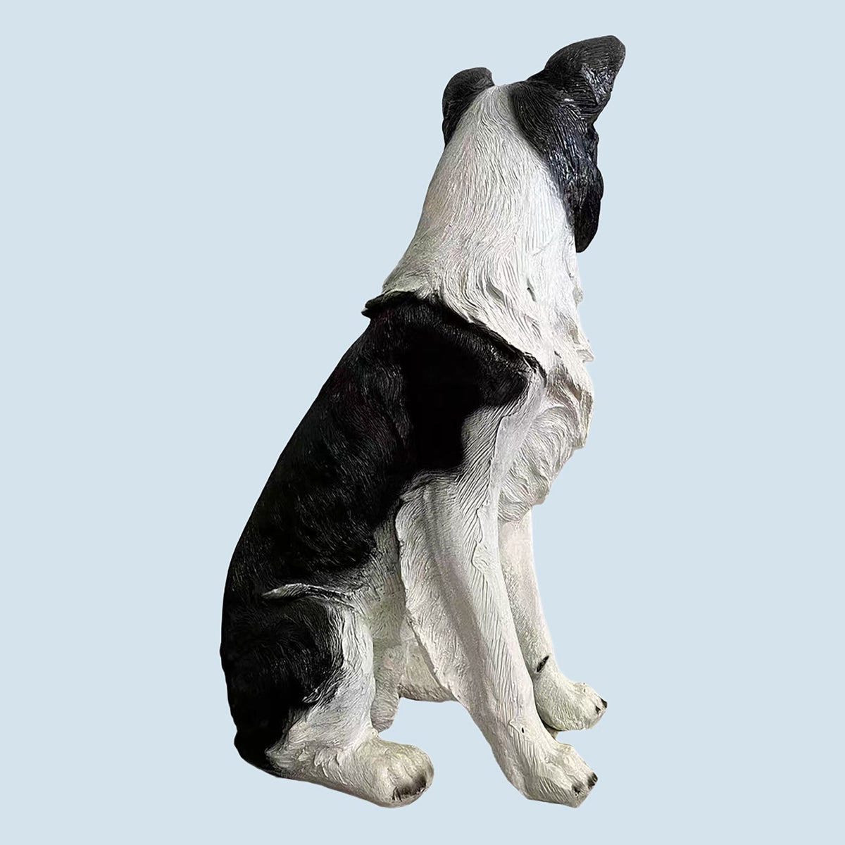 Collie Garden Dog Statue, Life-Size Polyresin Decor