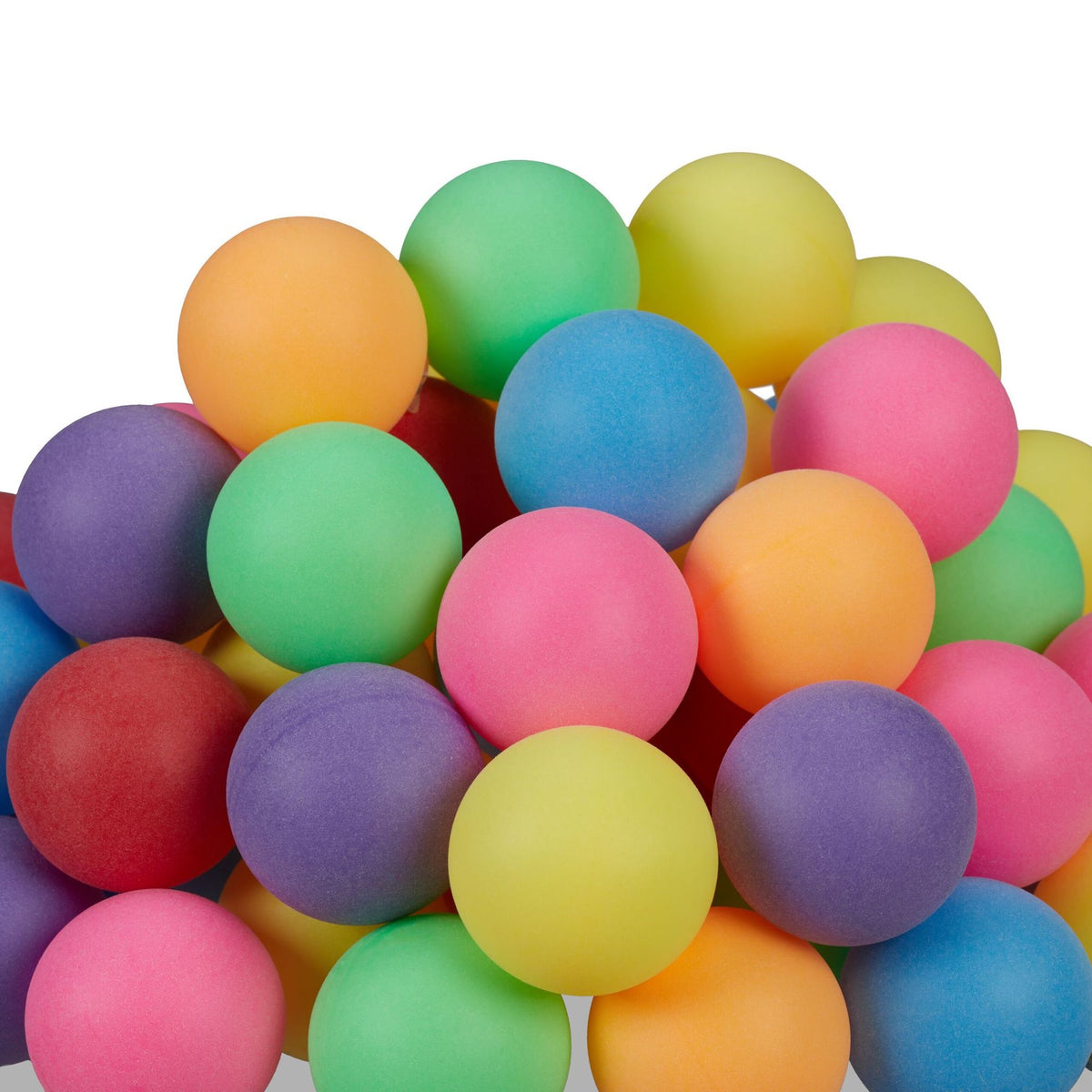 Colorful Beer Pong balls in a set of 100