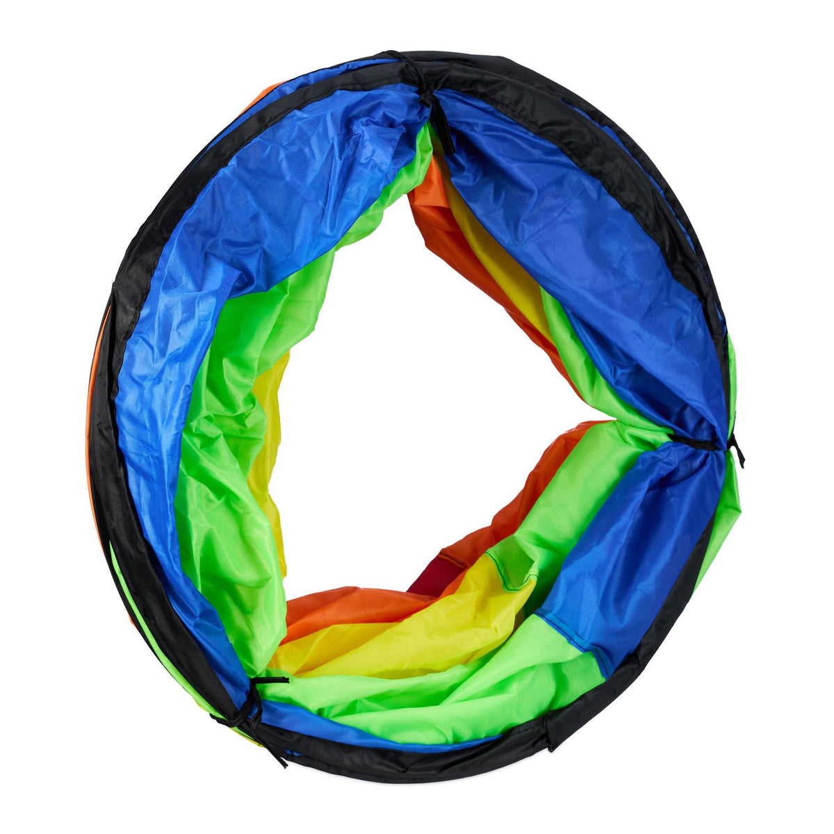 Colorful play tunnel