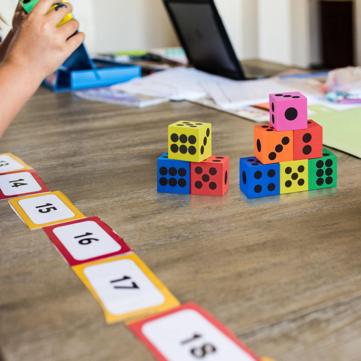 Colorful soft dice 48-pack