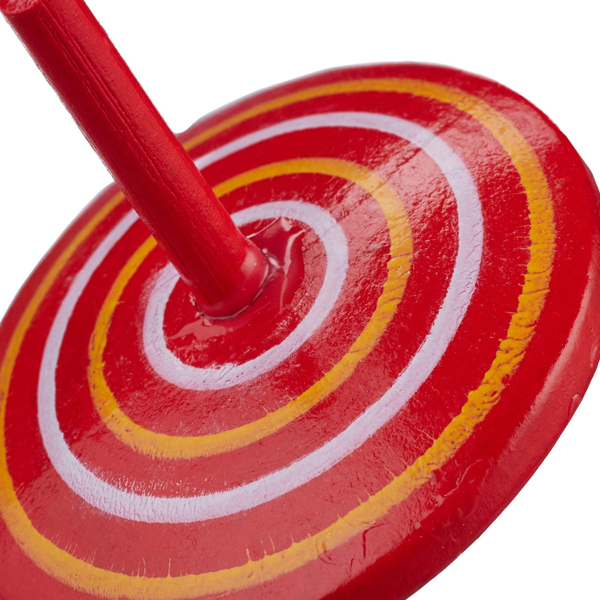 Colorful wooden spinners - set of 24