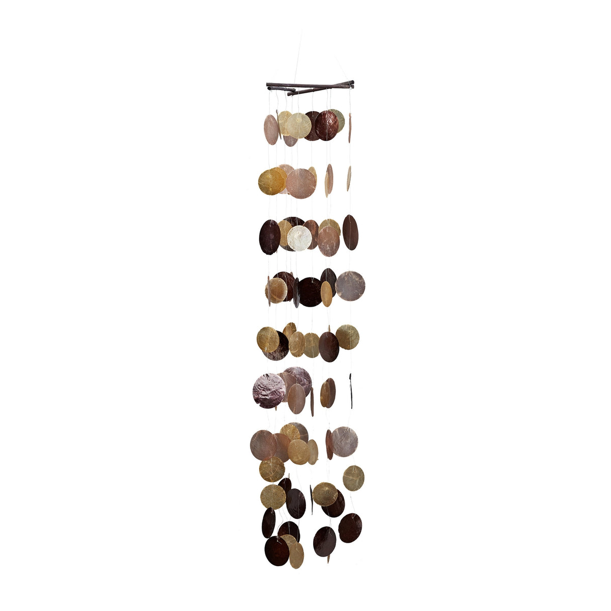 Colourful Capiz Shell Wind Chimes for Indoor/Outdoor Use