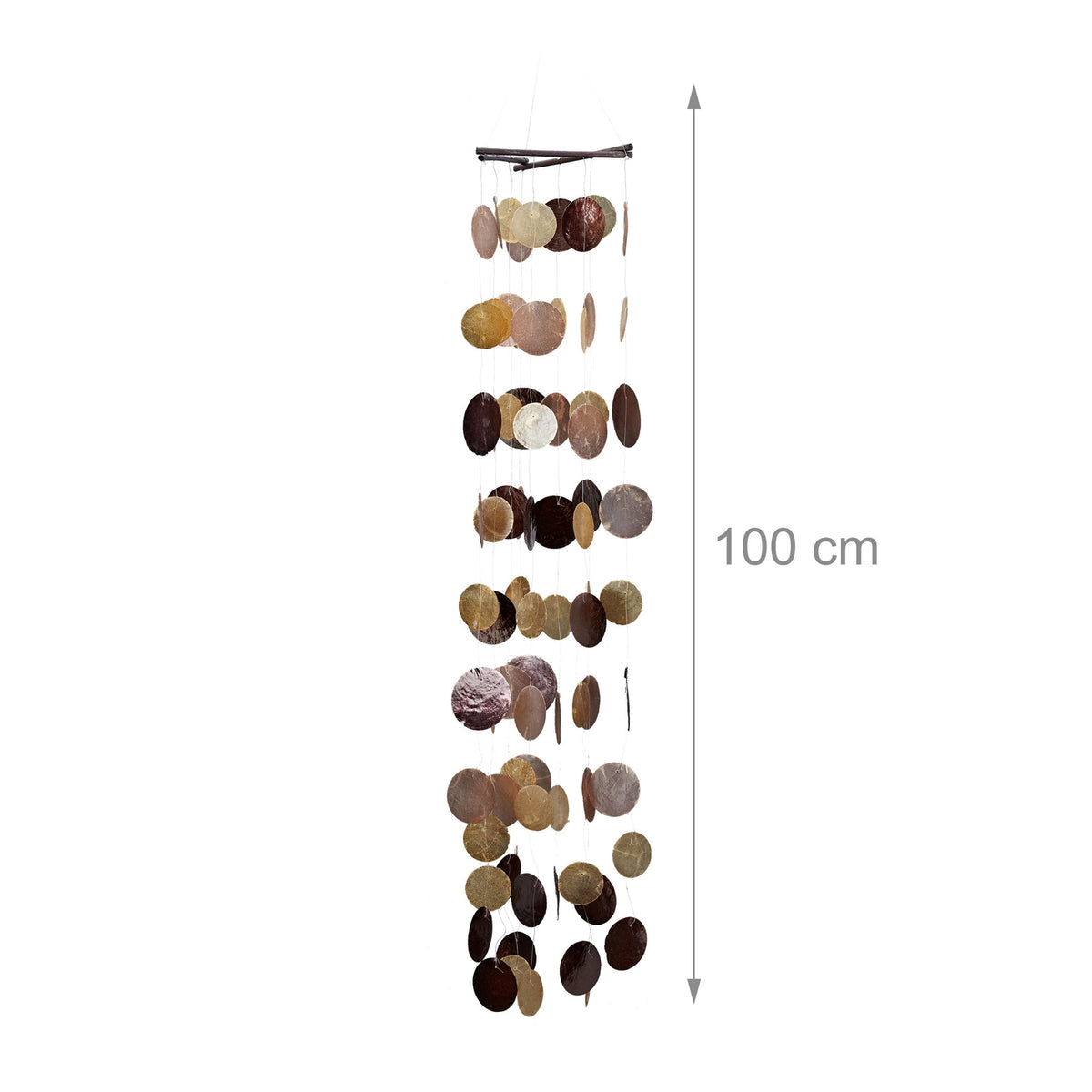 Colourful Capiz Shell Wind Chimes for Indoor/Outdoor Use