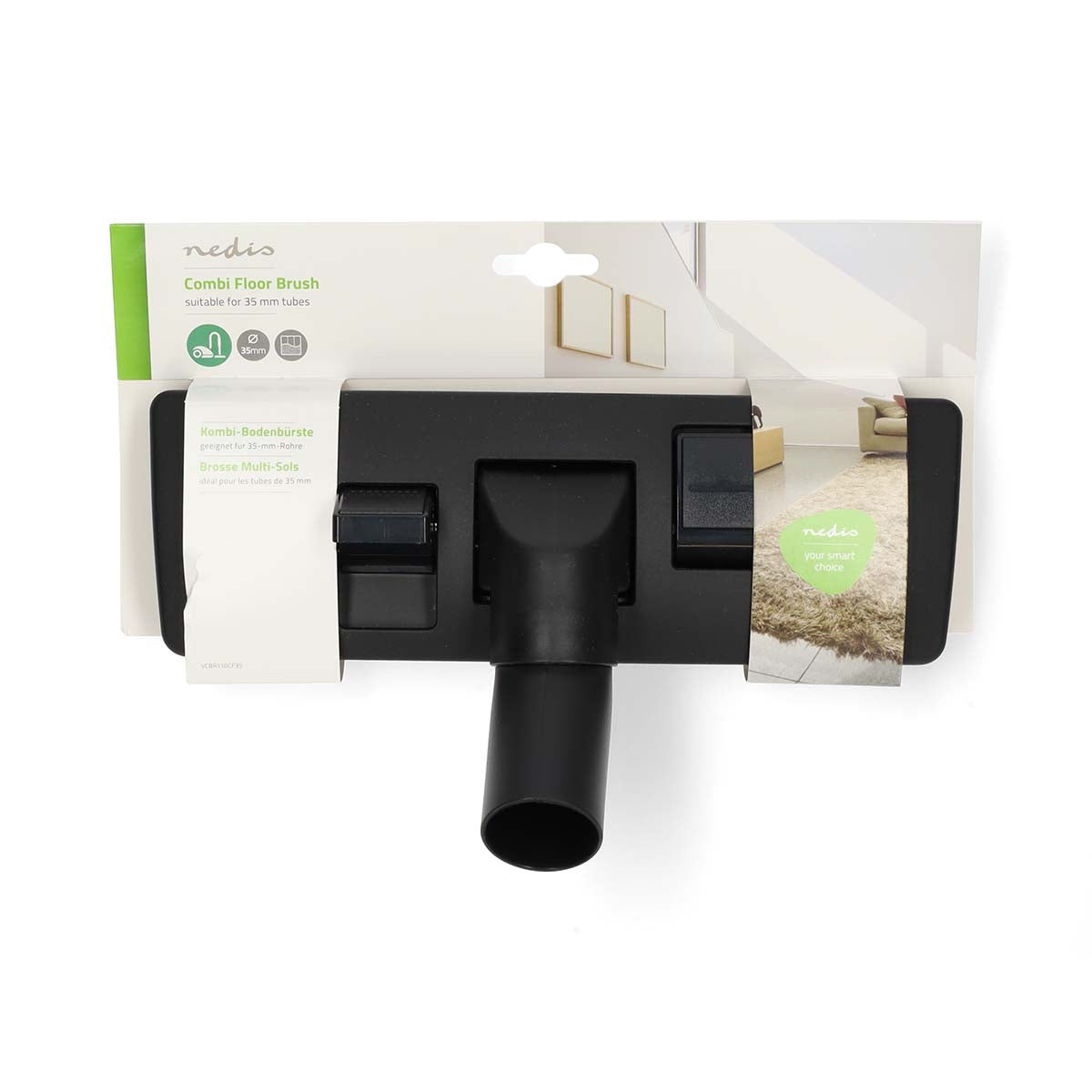 Combi Floor brush | Plastic | Universally applicable | 35 mm