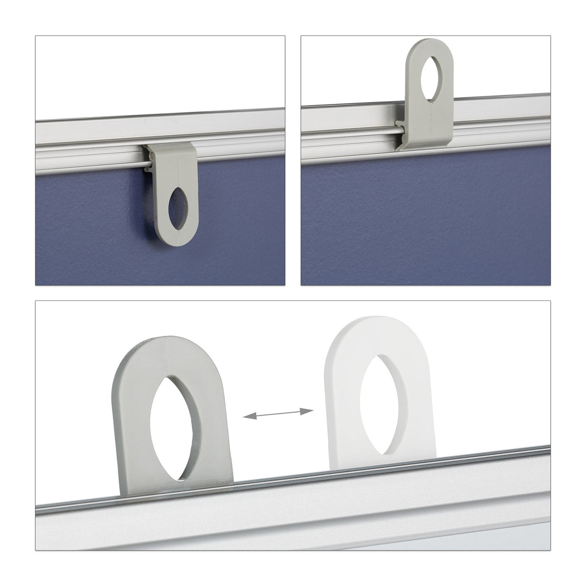 Combination of bulletin board and magnetic board