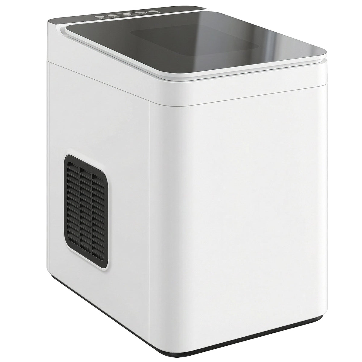 Compact Ice Maker, Self-Cleaning, 1.5L Tank, White