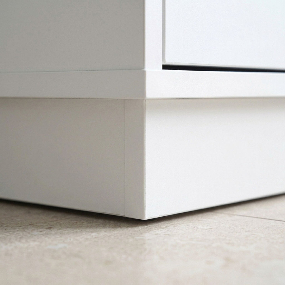 Compact MDF Bedside Table Set with Drawers, 64x24x30 cm