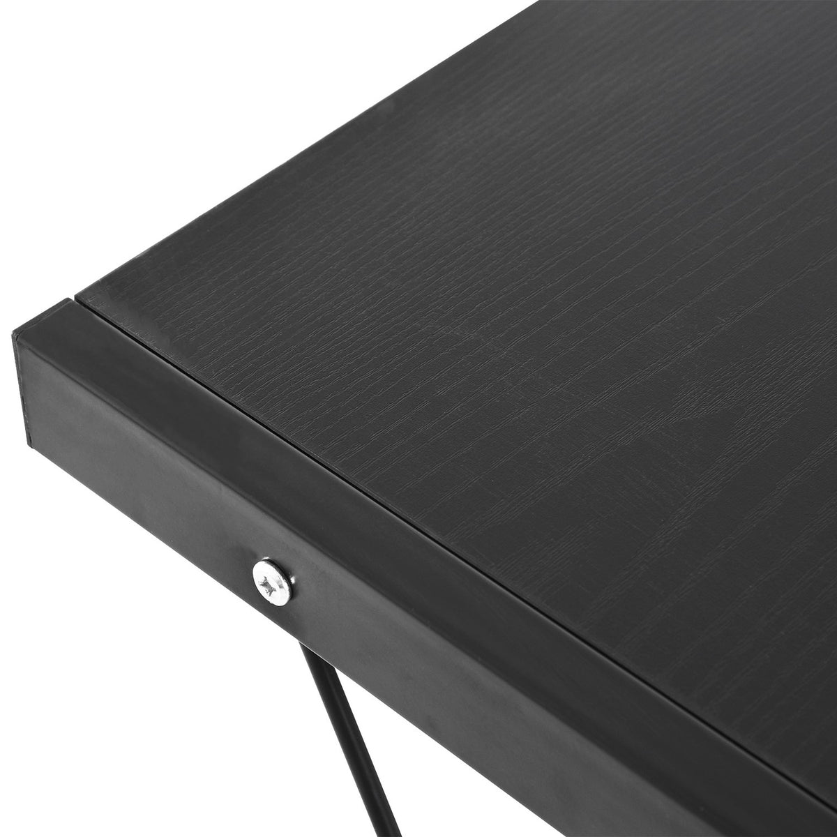 Computer Desk Flexible Desk, Workstation, Mdf, Steel, Black, 210X50X73.5Cm