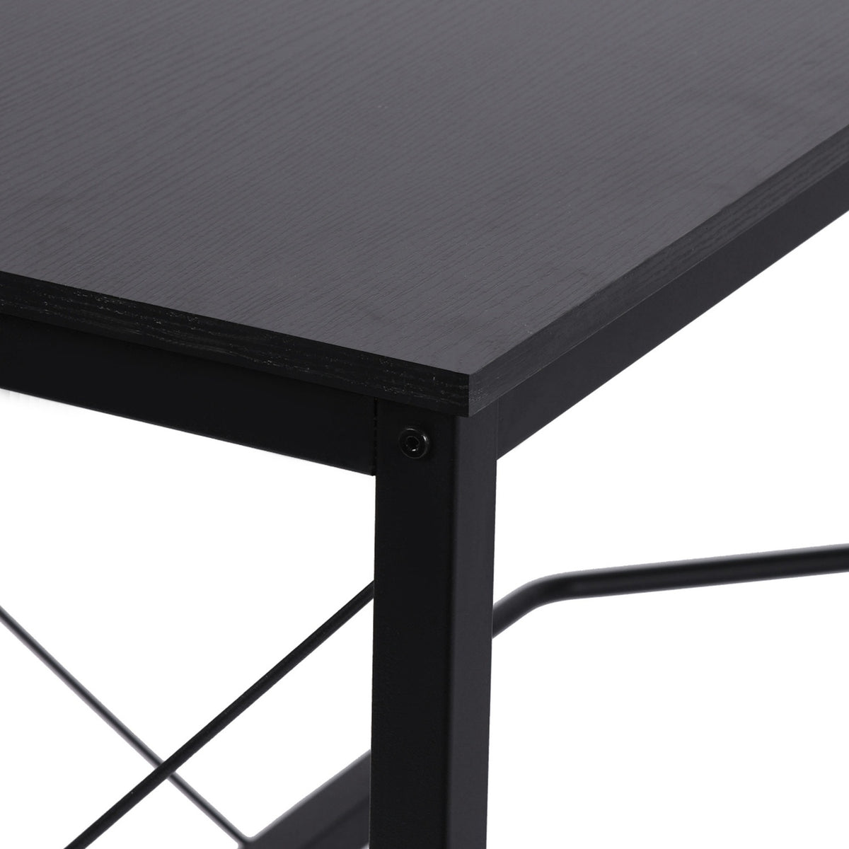 Computer Desk L-Shape Corner Desk, Angle Desk, Mdf, Black, 150X150X76Cm