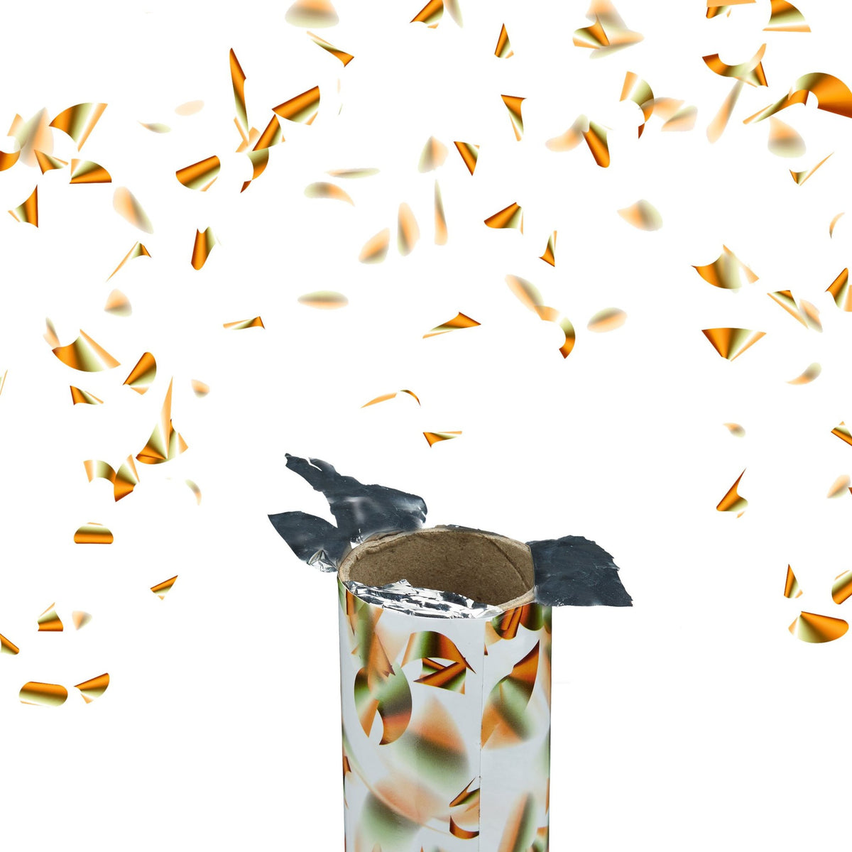 Confetti cannon 40 cm gold