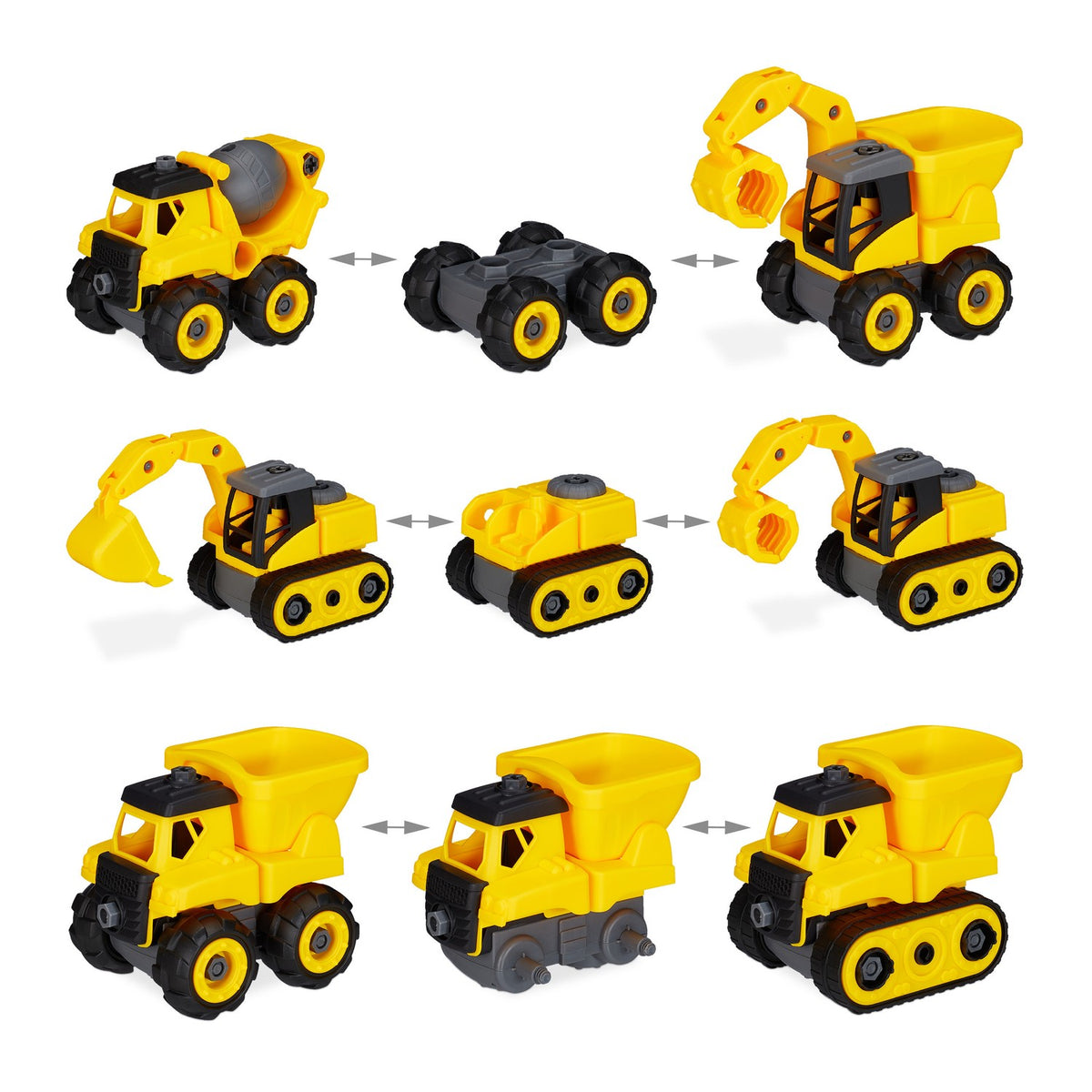Construction vehicles children