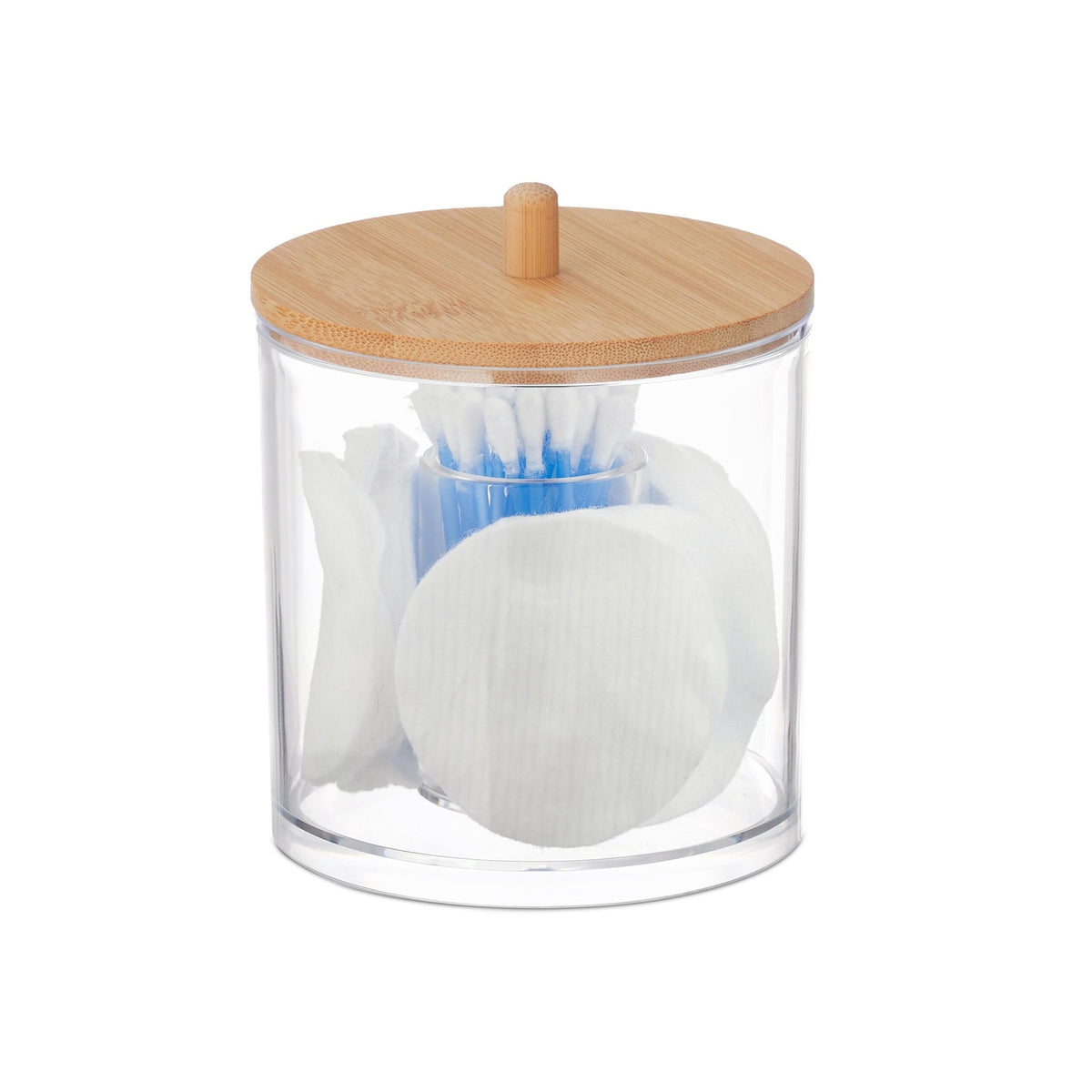Container for cotton pad and cotton swab