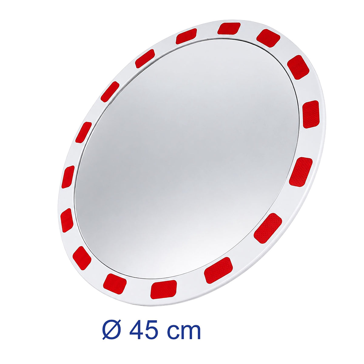 Convex Traffic Mirror, 45 cm, Shatterproof, Weather-Resistant