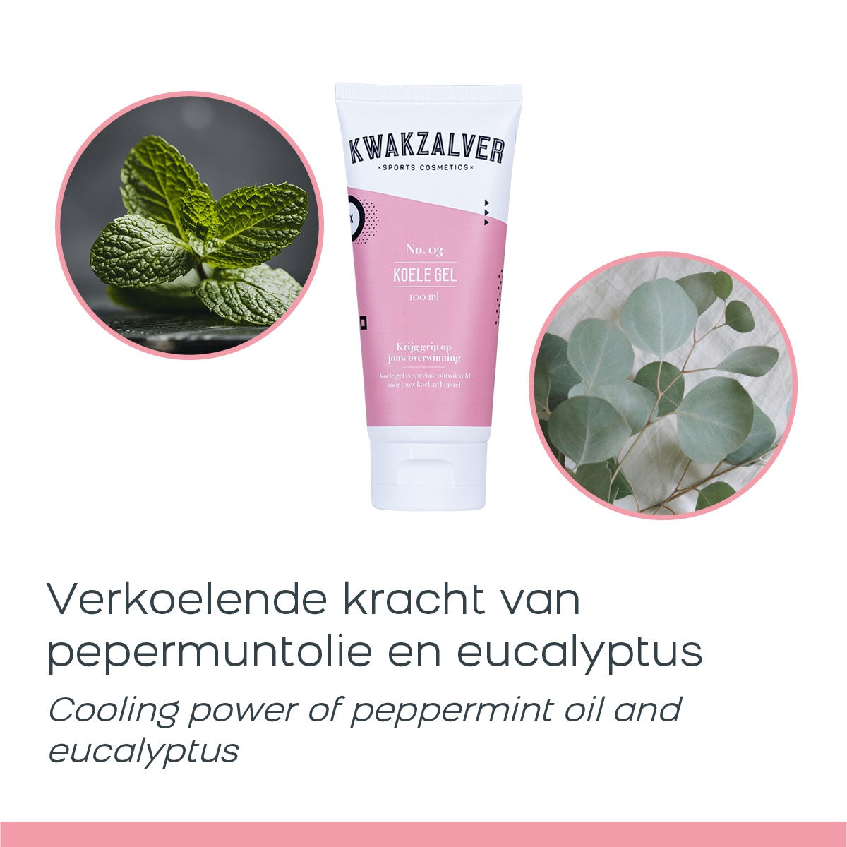 Cooling Gel with Peppermint & Eucalyptus - 2x100ml