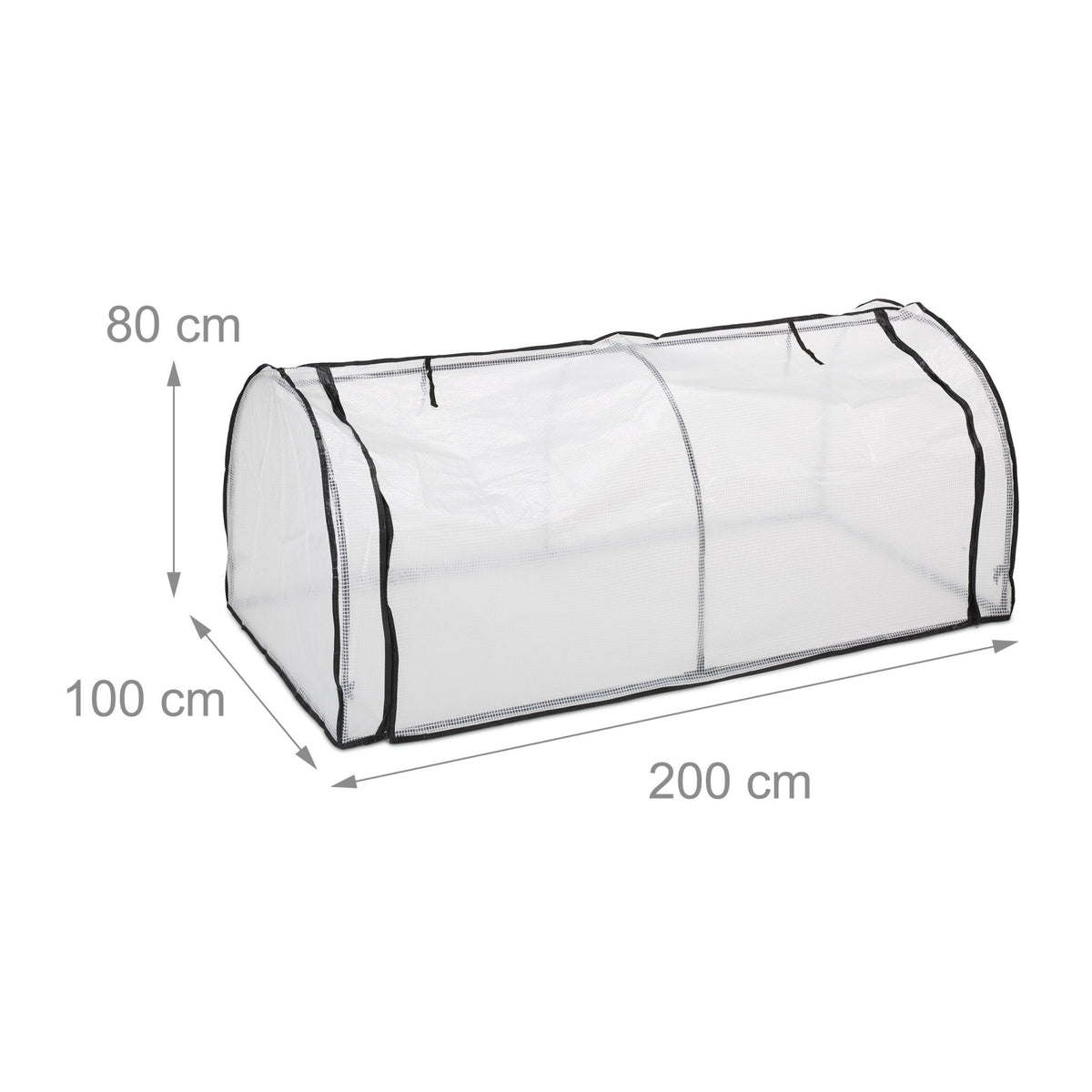 Cooling frame with PE film