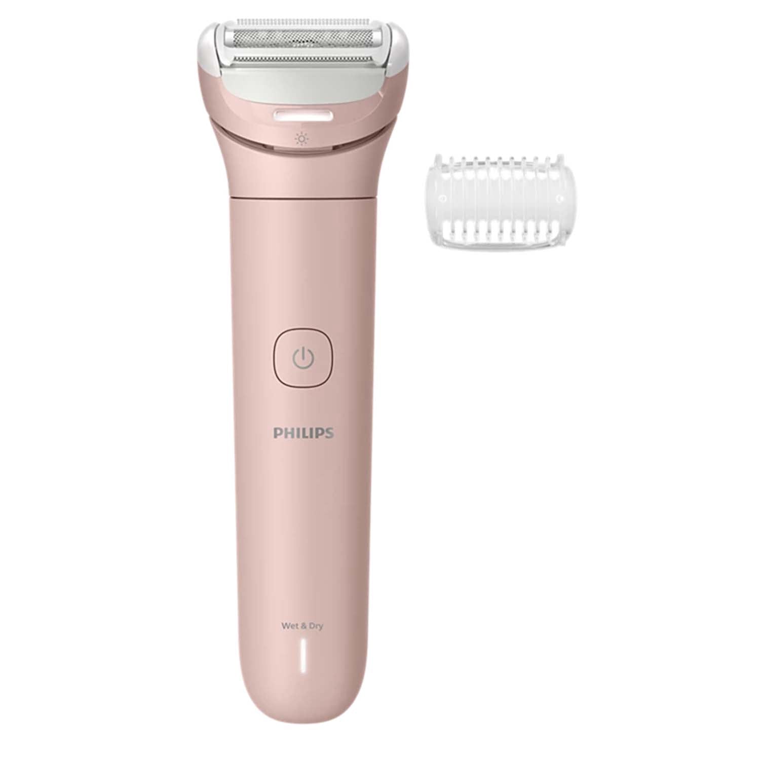 Cordless Lady Shaver, Wet & Dry, Flexible Head, LED Light
