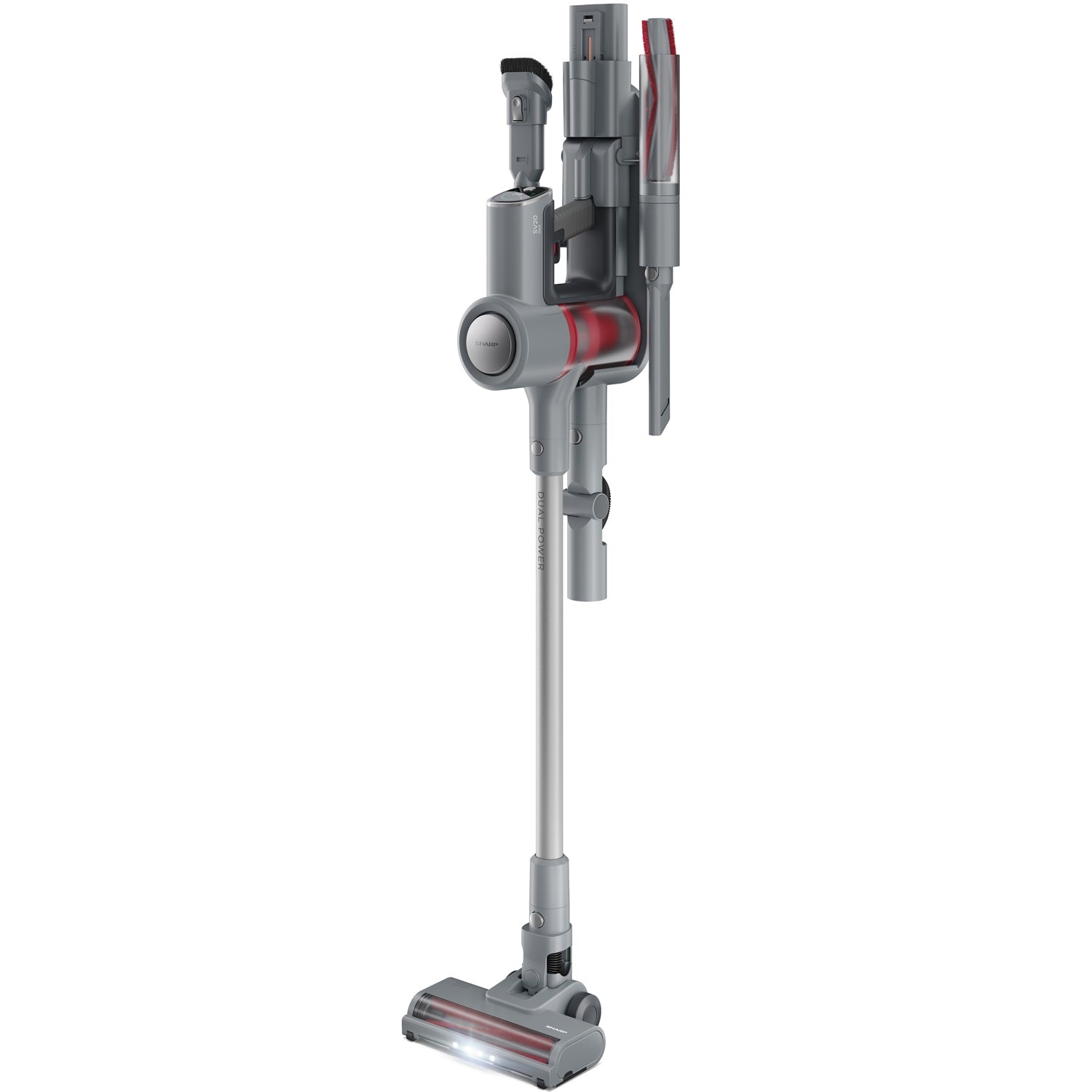 Cordless Vacuum Cleaner, 2 Batteries, 250W, 90-Min Runtime