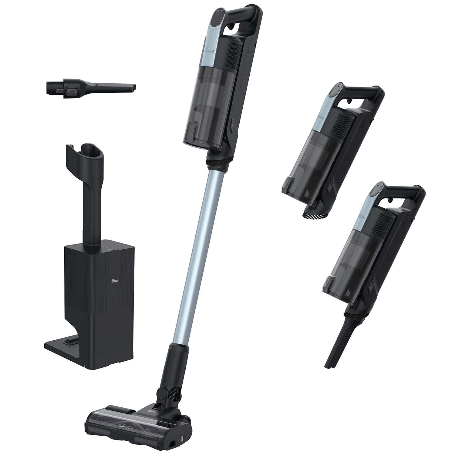 Cordless Vacuum Cleaner with Emptying Station, 400W