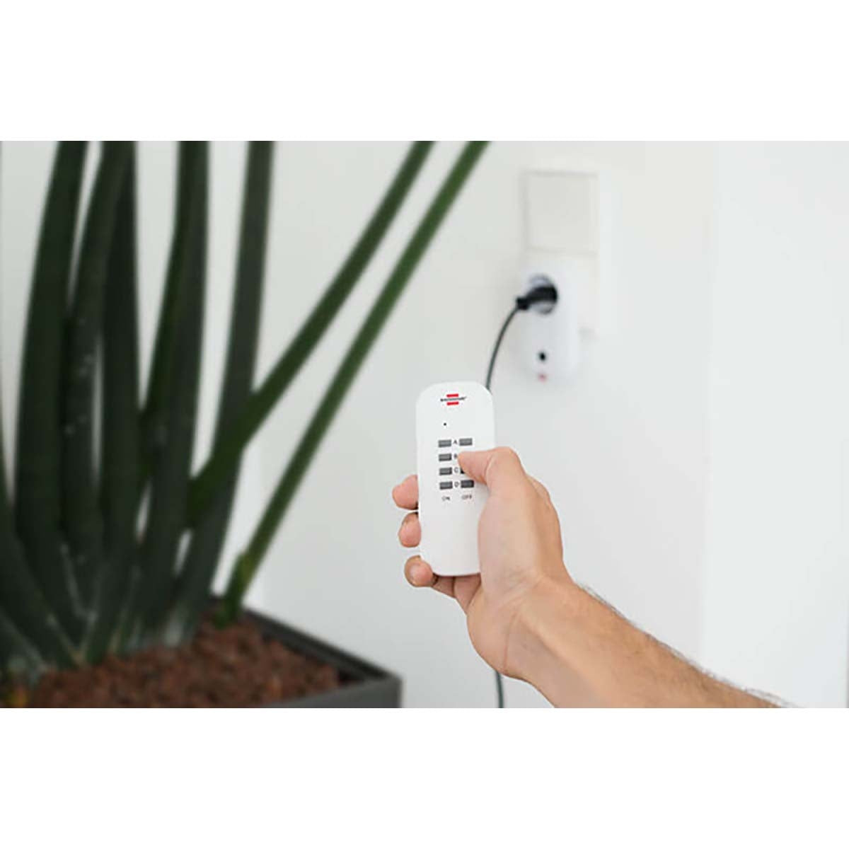 Cordless connector set Indoor 3 x F (CEE 7/3) White