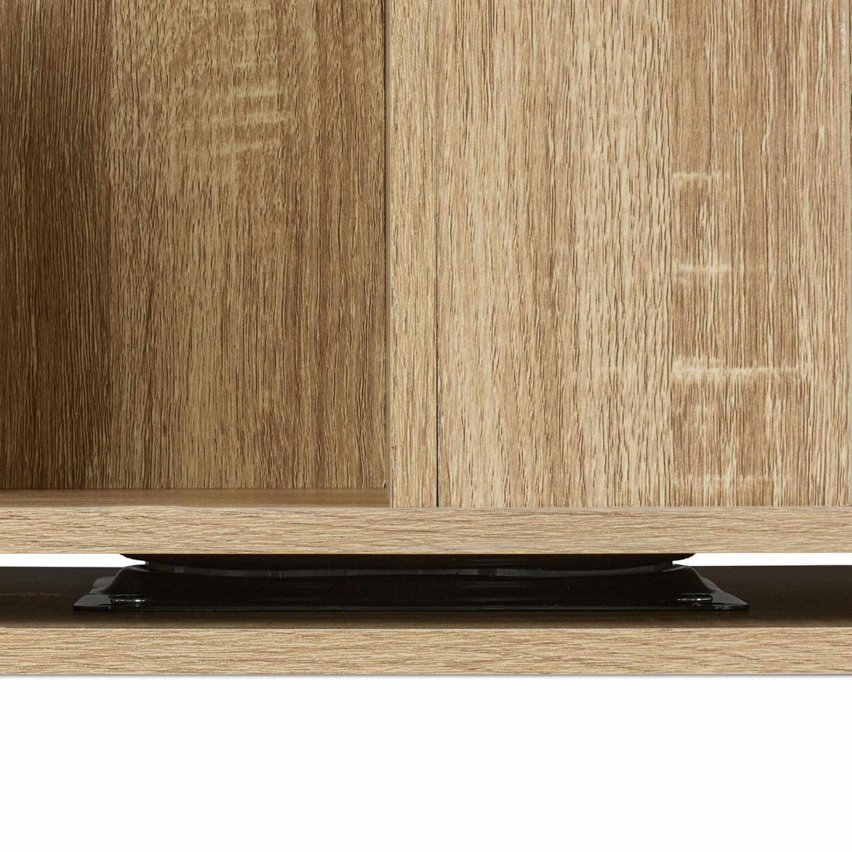 Corner bookcase with wood look
