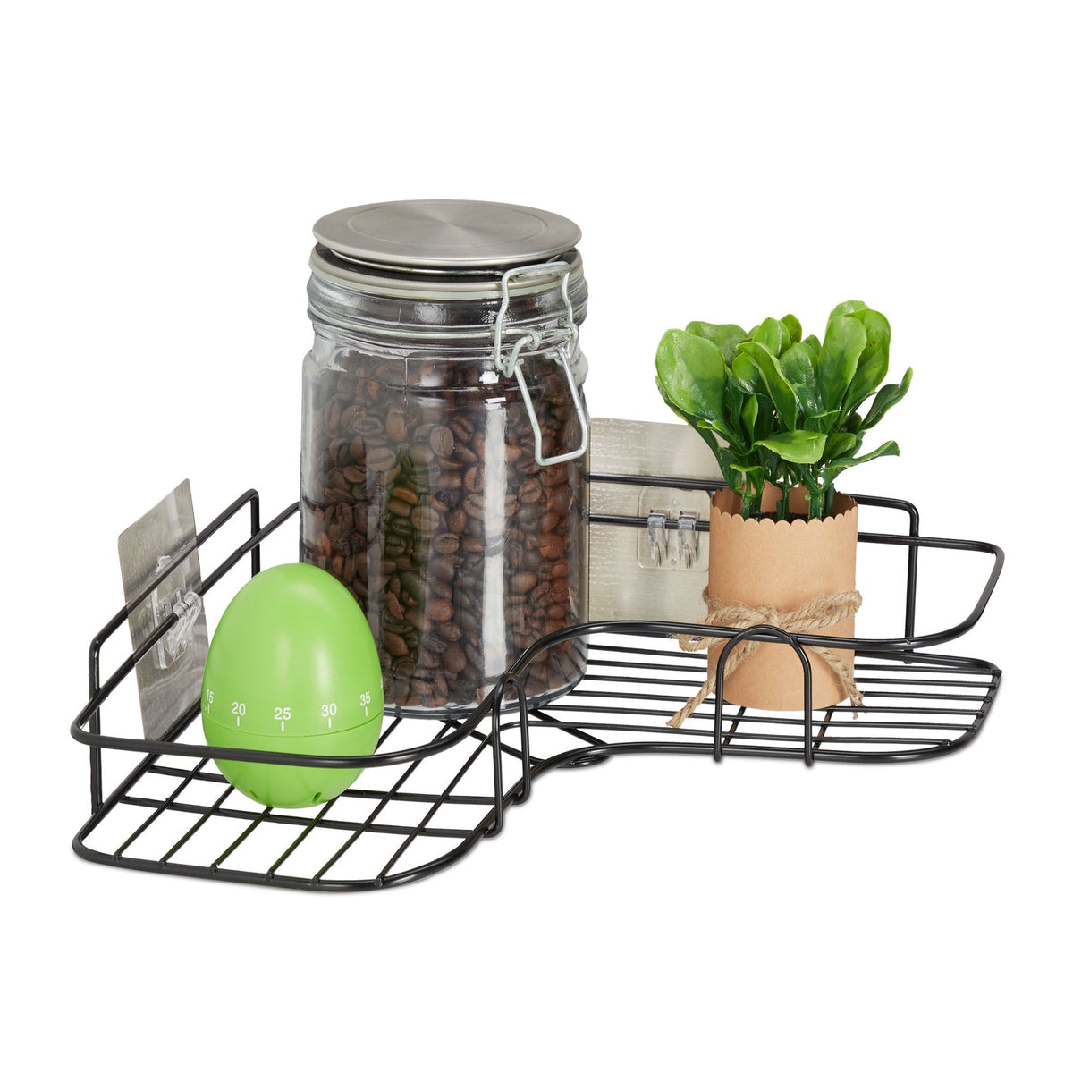 Corner shelf for the kitchen