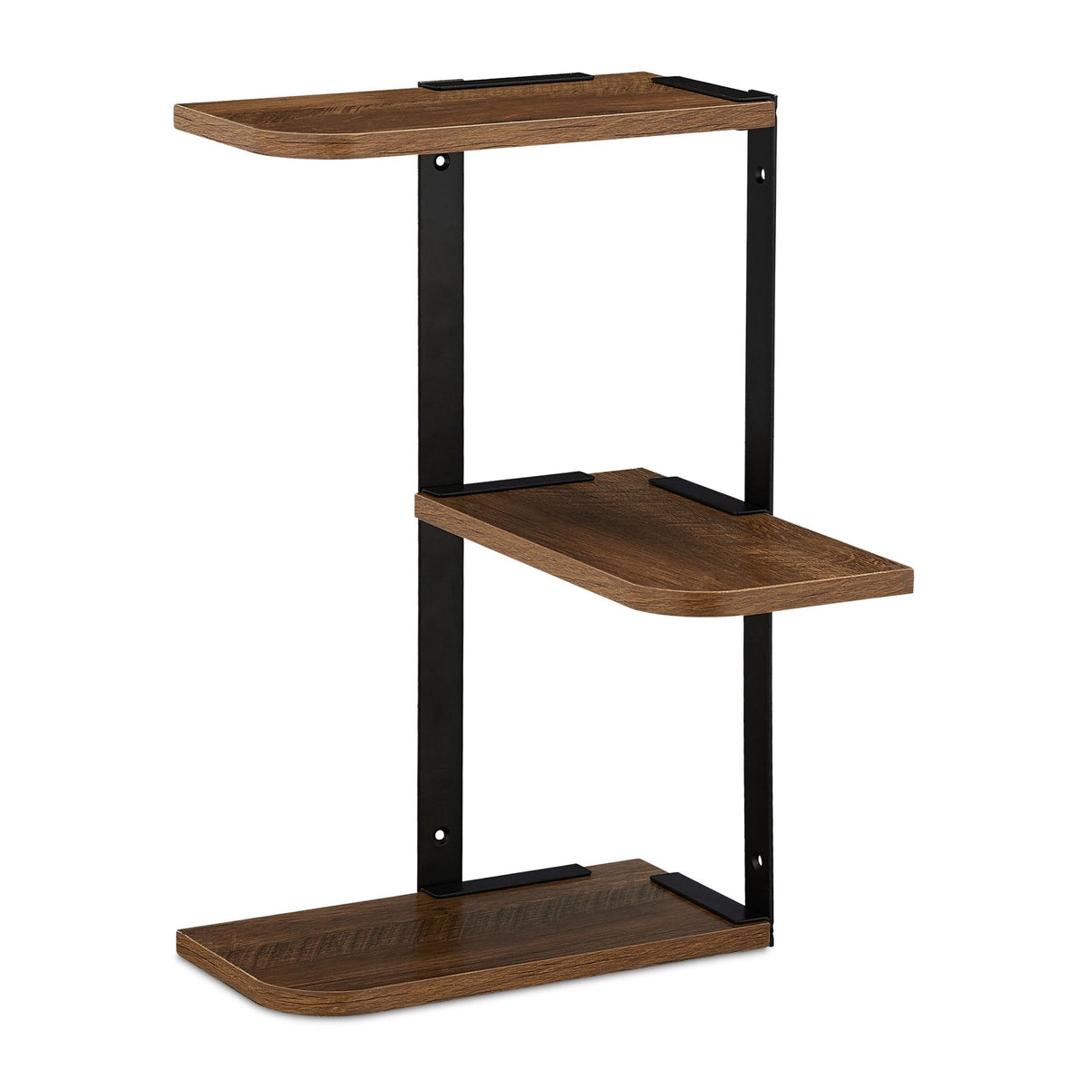 Corner shelf wall