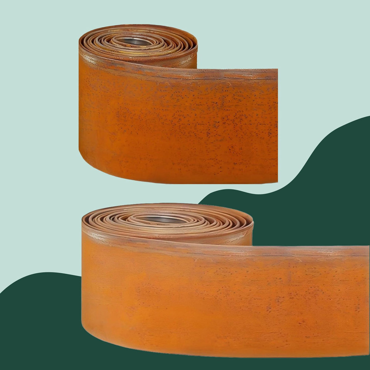 Corten Steel Lawn Edging – Flexible Garden Border