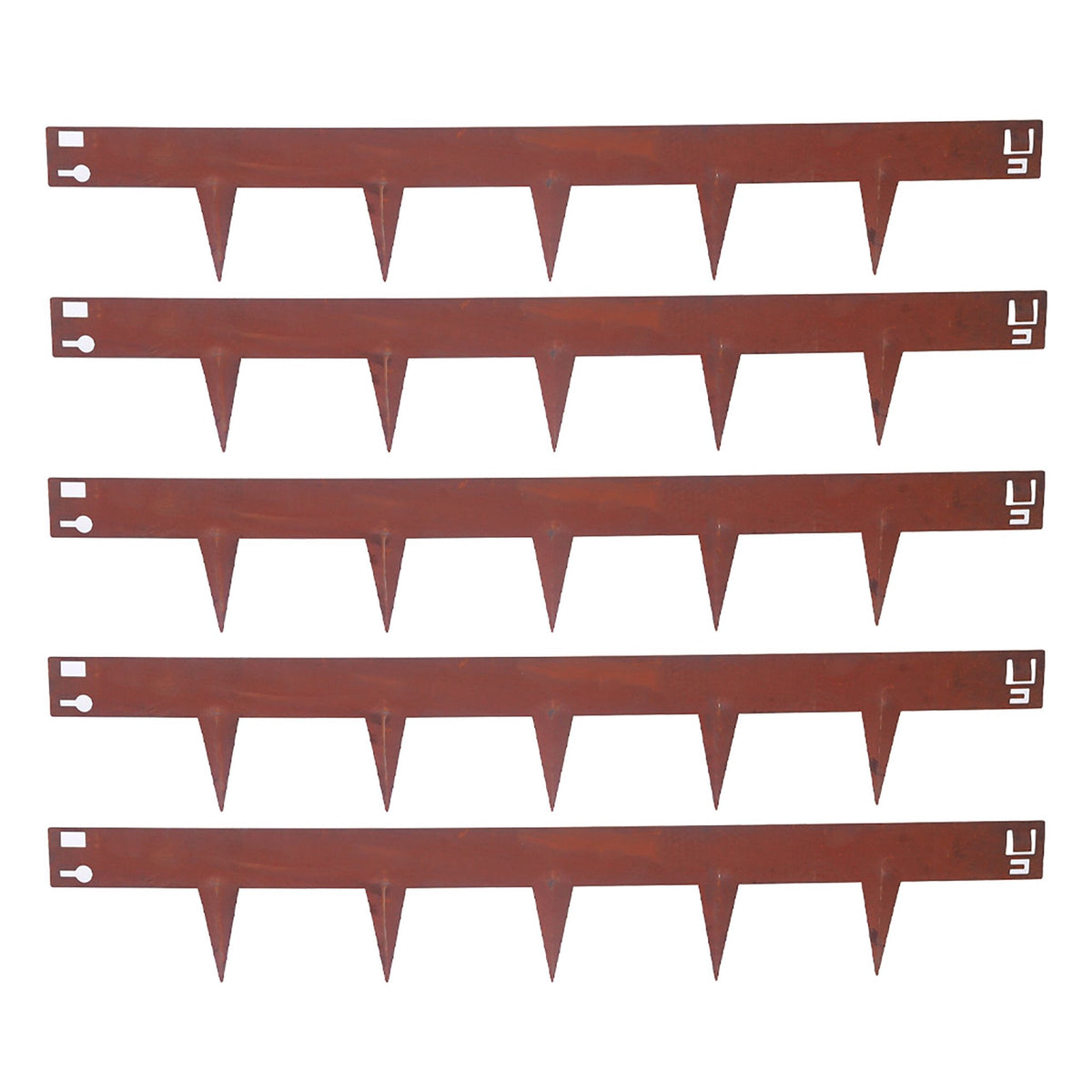 Corten Steel Lawn Edging – Flexible Garden Border