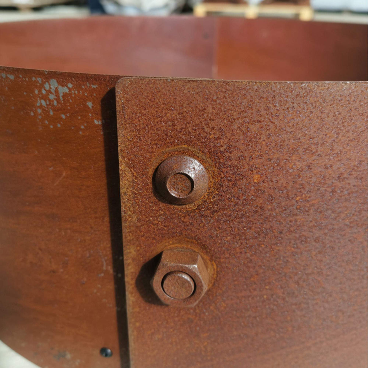 Corten Steel Tree Ring, Rust Finish, 20 x 70 cm