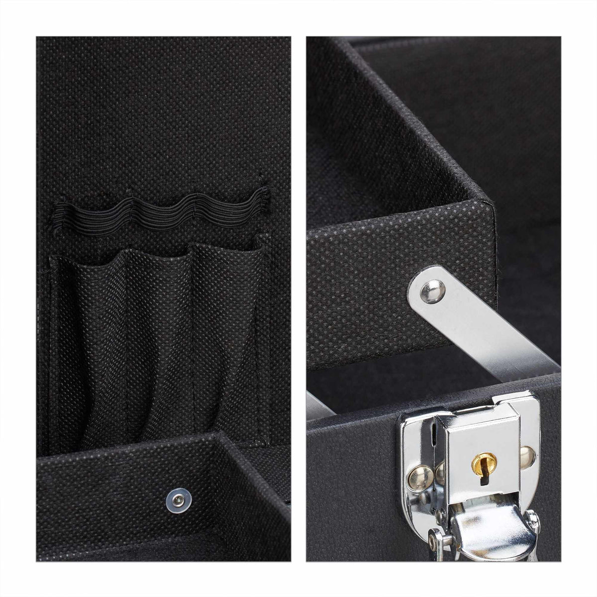 Cosmetics box with mirror