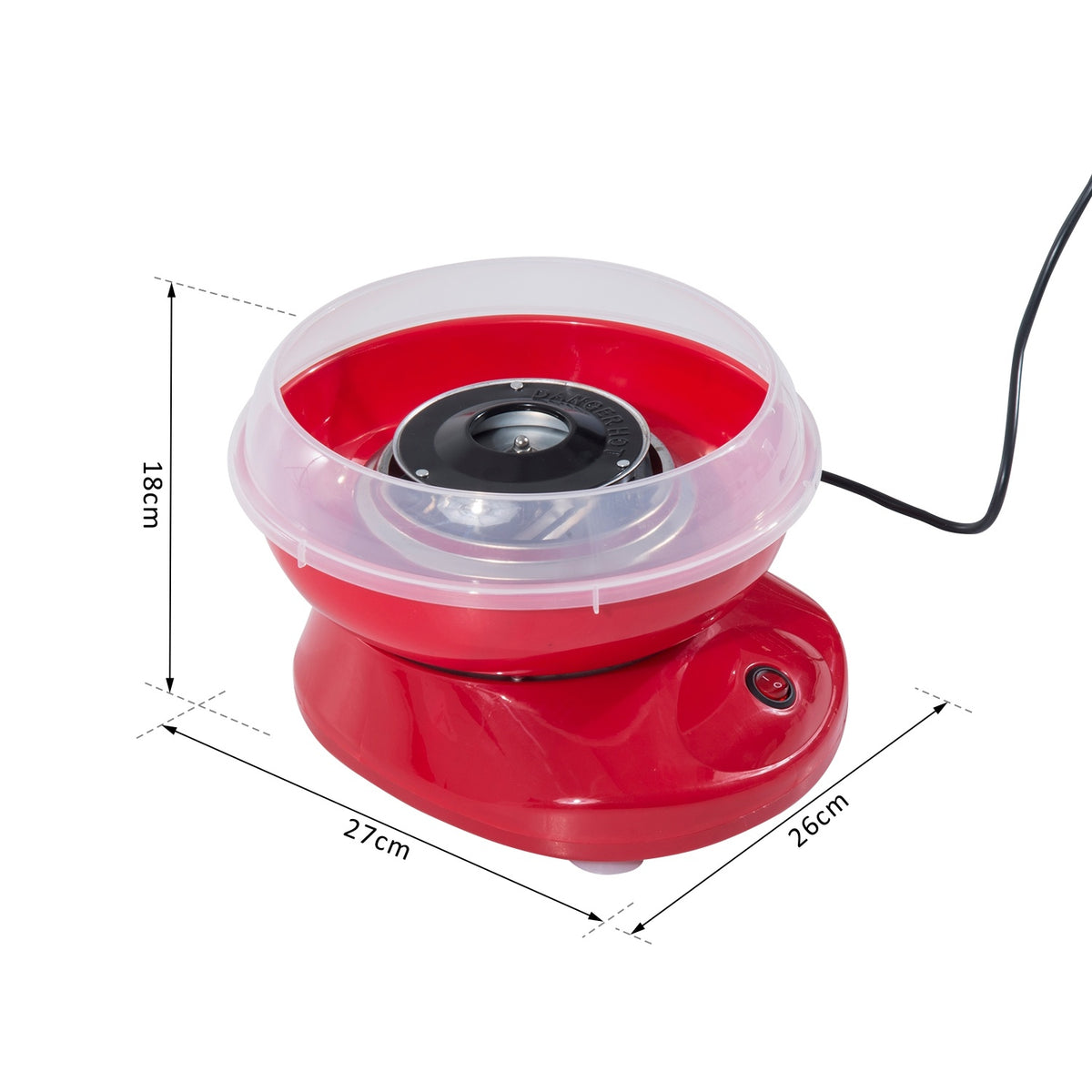 Cotton Candy Machine Candy Floss Machine Candy Floss Machine (Model 1/Red)