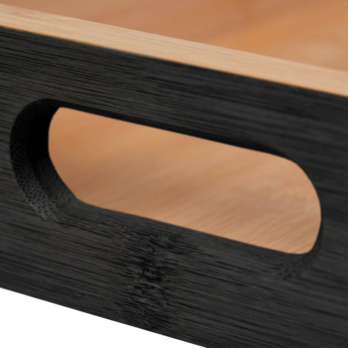 Couch Snack Bar – Bamboo Tray With 3 Stainless Bowls