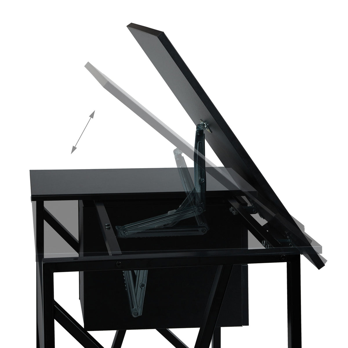 Coverable desk