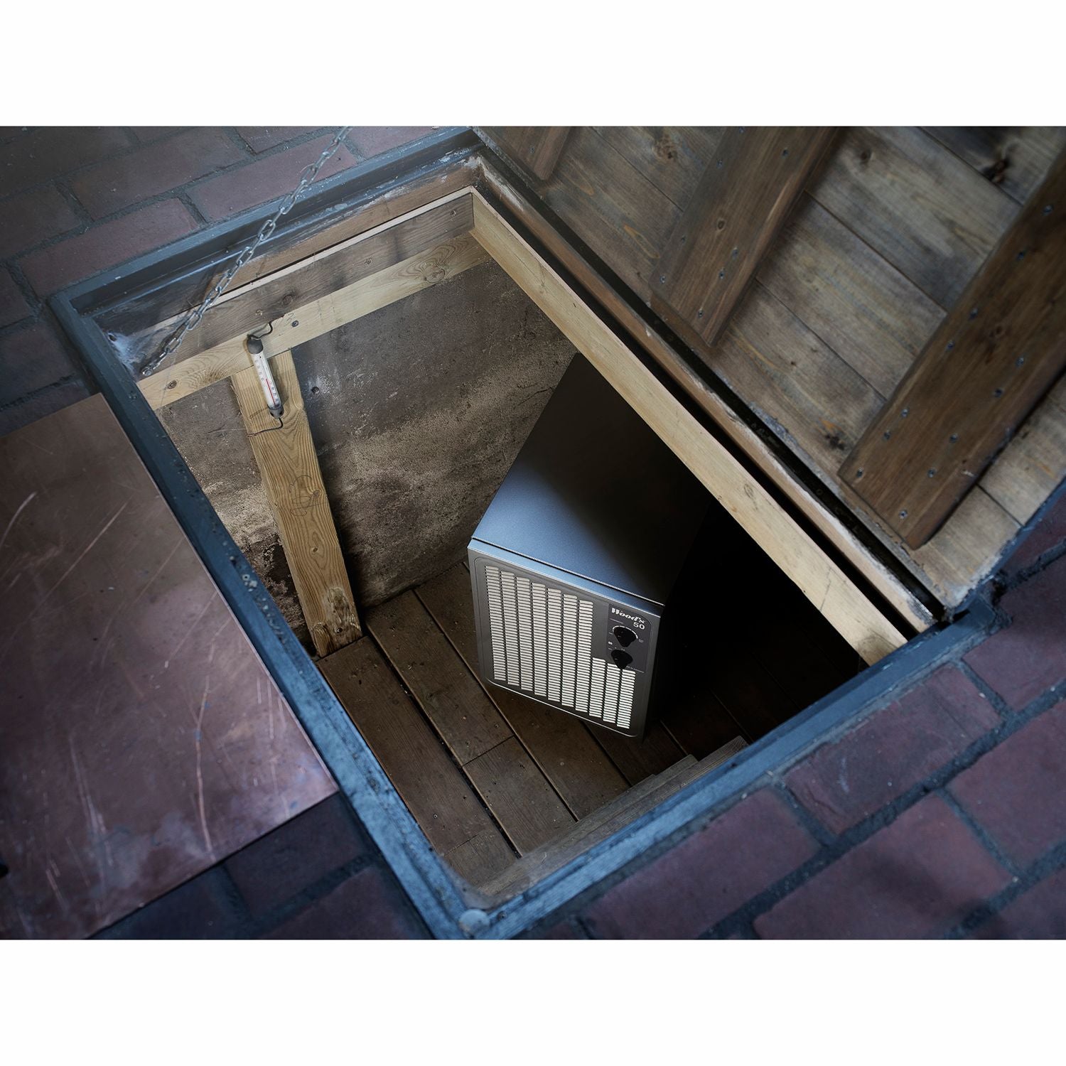 Crawl Space Dehumidifier, Intelligent Defrost, Eco-Friendly