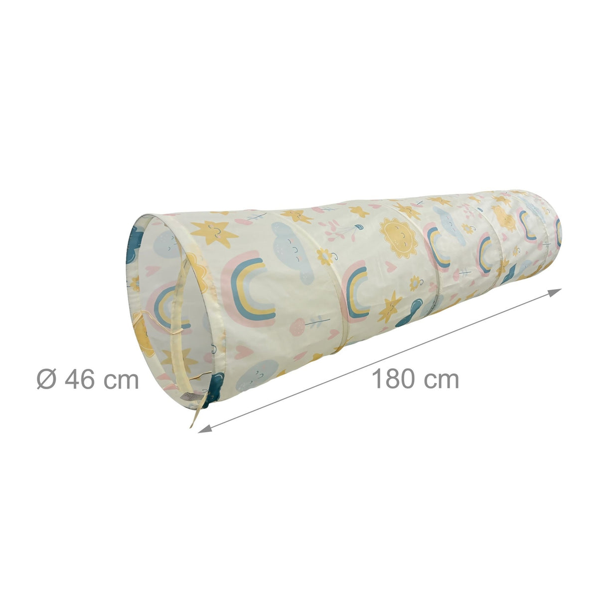 Crawl Tunnel for Kids, 180cm, Indoor/Outdoor Play