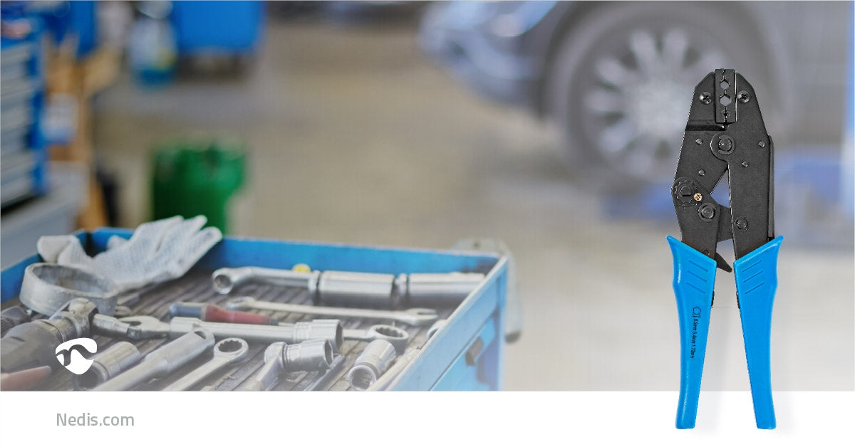 Crimping pliers | BNC / F / RG58 / RG59 | Seaweed | Blue / Black