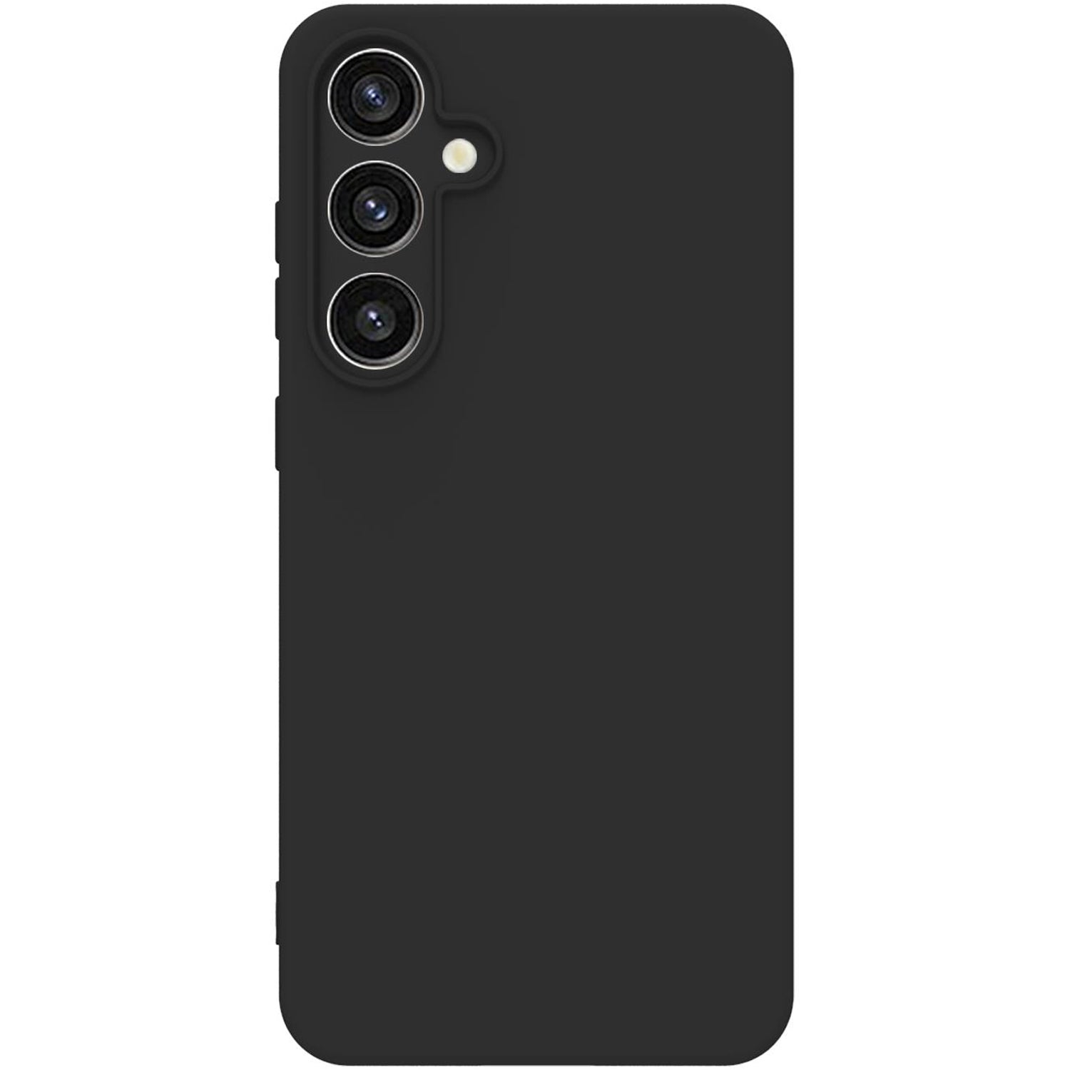 Cromo Soft rubber case Galaxy S24 FE Black