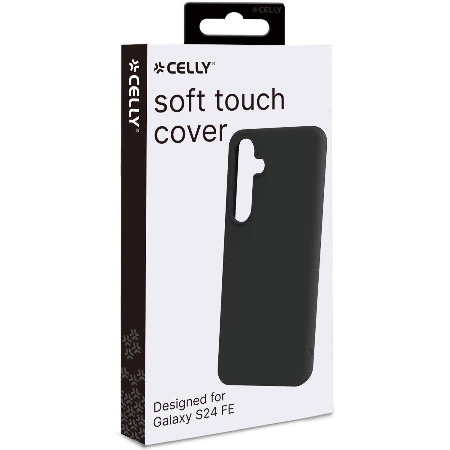 Cromo Soft rubber case Galaxy S24 FE Black