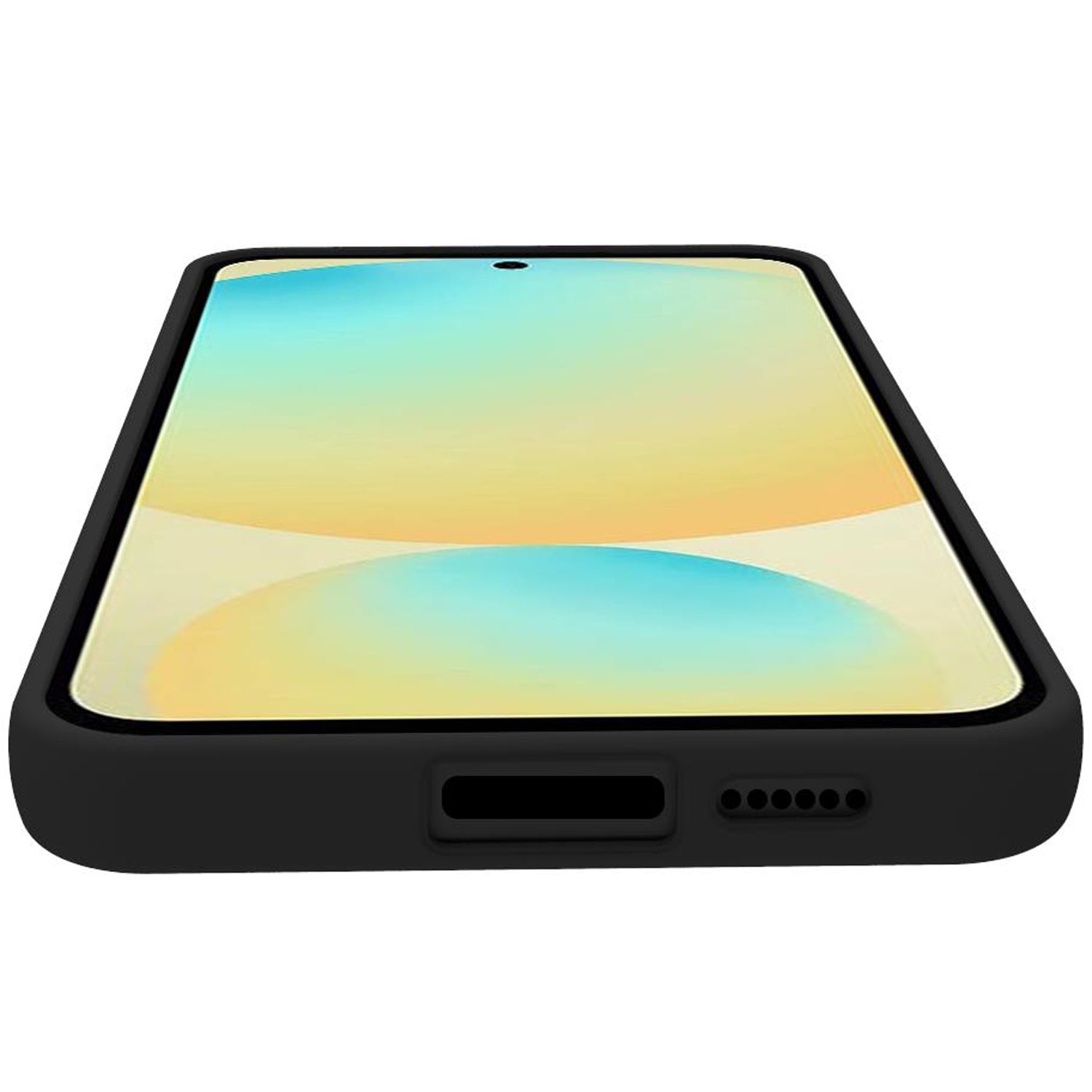 Cromo Soft rubber case Galaxy S24 FE Black