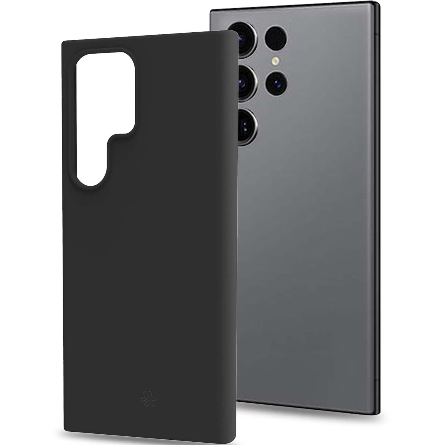 Cromo Soft rubber case Galaxy S24 Ultra 5G Black