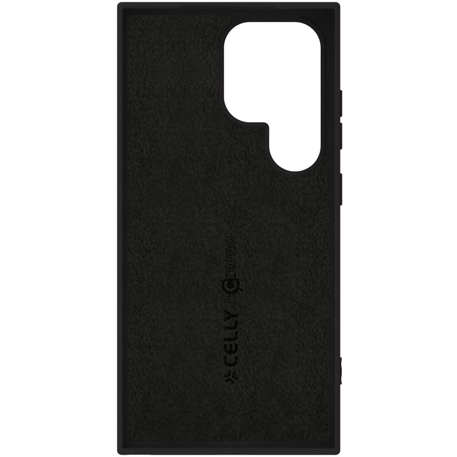 Cromo Soft rubber case Galaxy S24 Ultra 5G Black