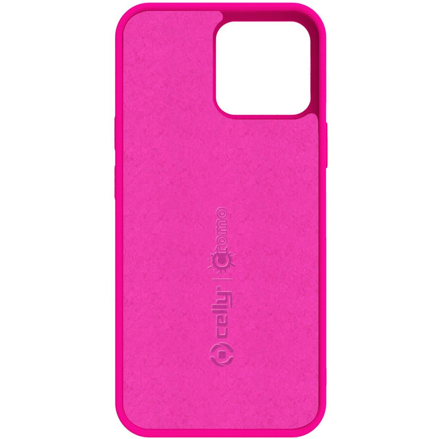 Cromo Soft rubber case iPhone 13 Fluo Pink